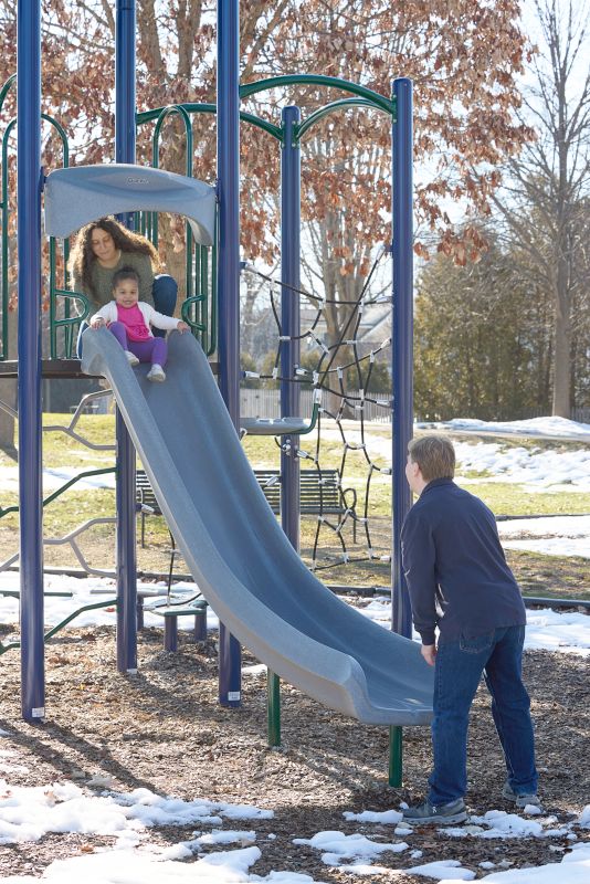 Sliding at the Park