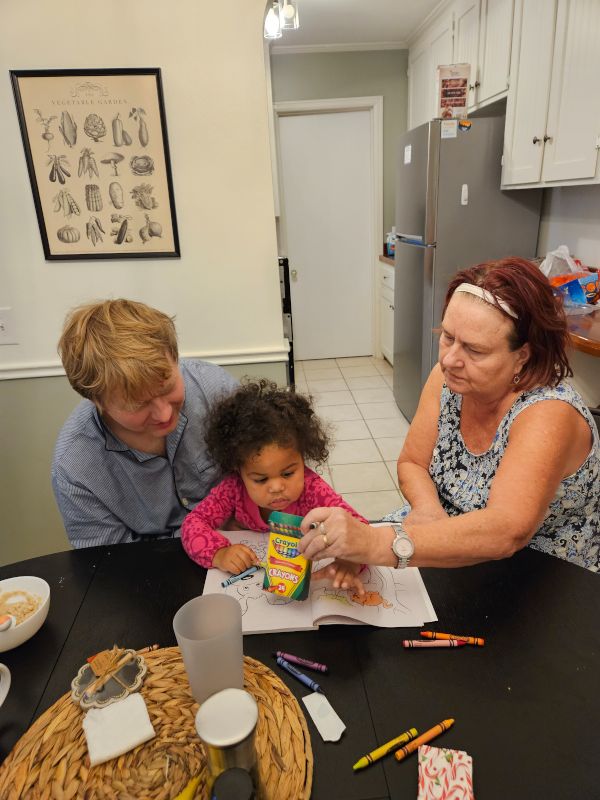 Coloring With Grandma