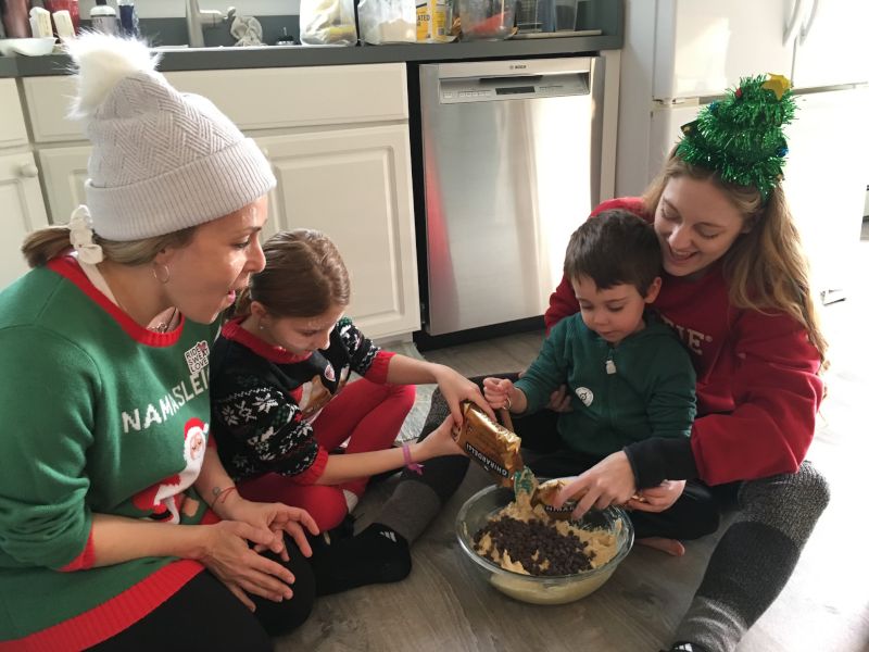 Baking Christmas Cookies