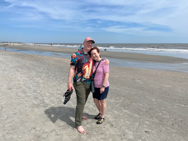 Spring Walk on Our Favorite Beach Just 12 Minutes From Our Home