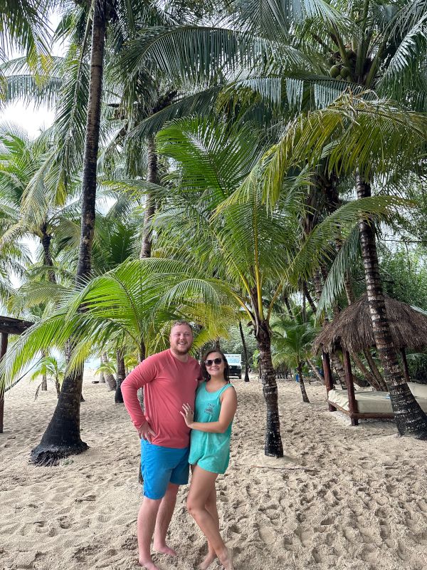 At the Beach in Cozumel