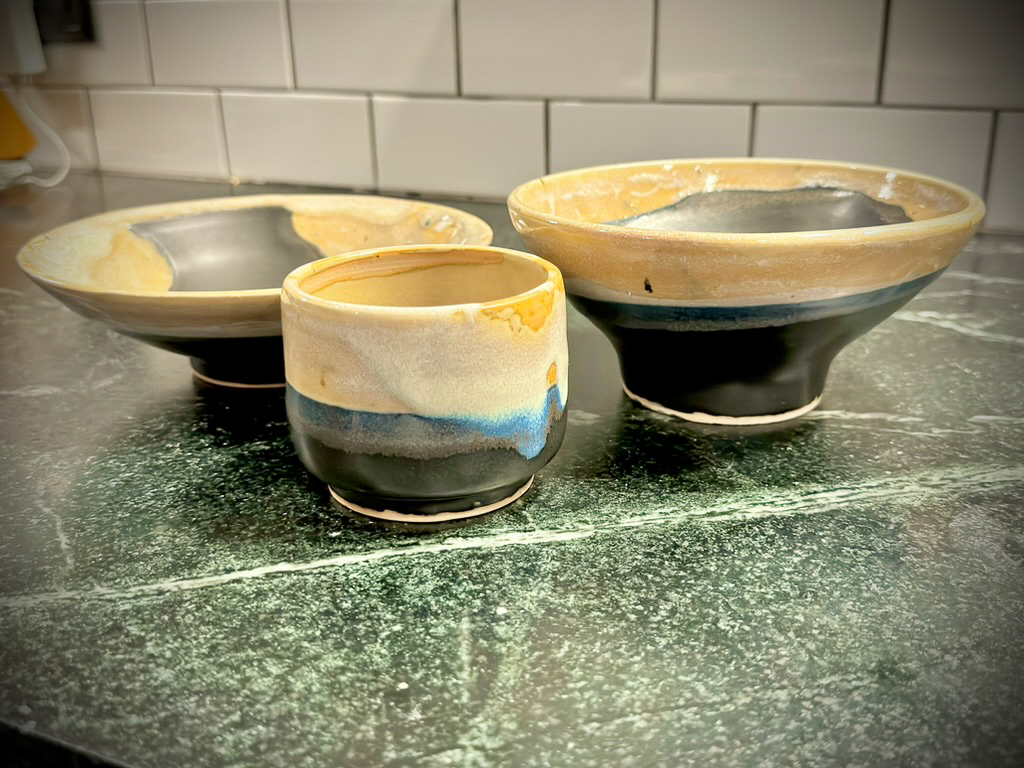 A Pottery Set Made By Andrea